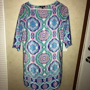 Silk knee legnth dress